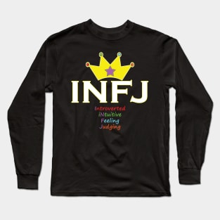 INFJ - Typography Design Long Sleeve T-Shirt